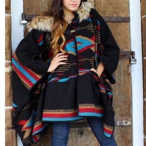 Tasha Polizzi poncho/cape